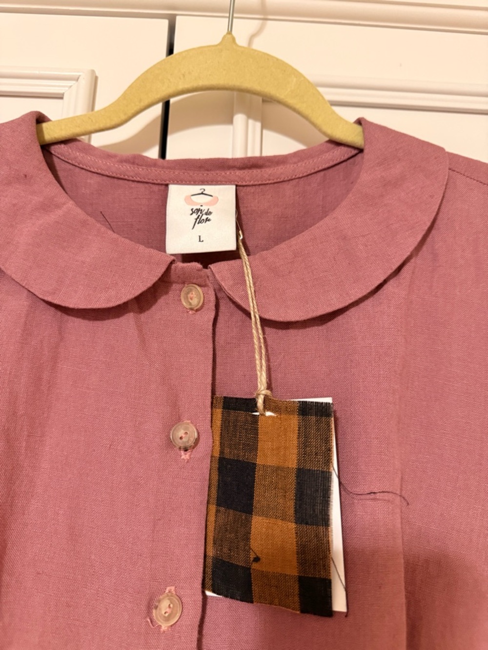 Son de Flor Classic Dress, Short Sleeve - Phlox Purple / L - Picture 2 of 4